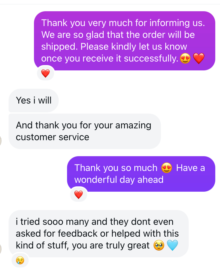 Customer feedback 5
