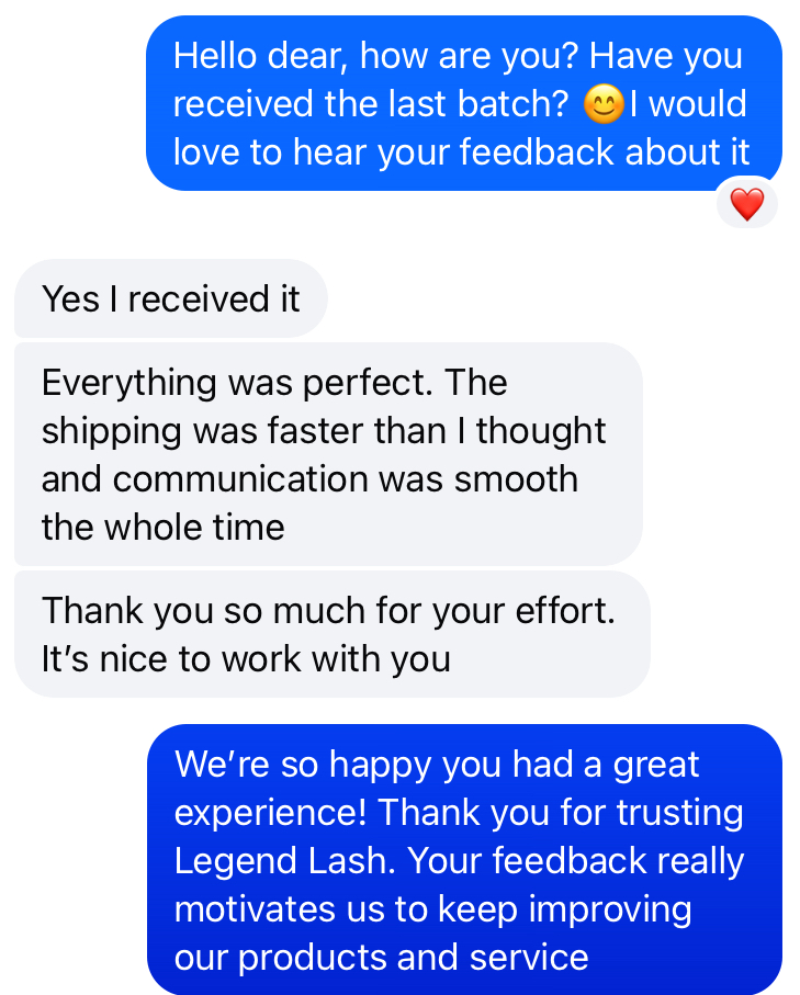 Customer feedback 6