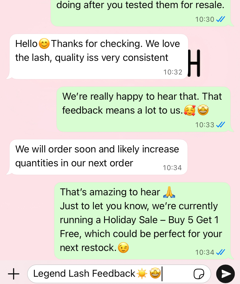 Customer feedback 7